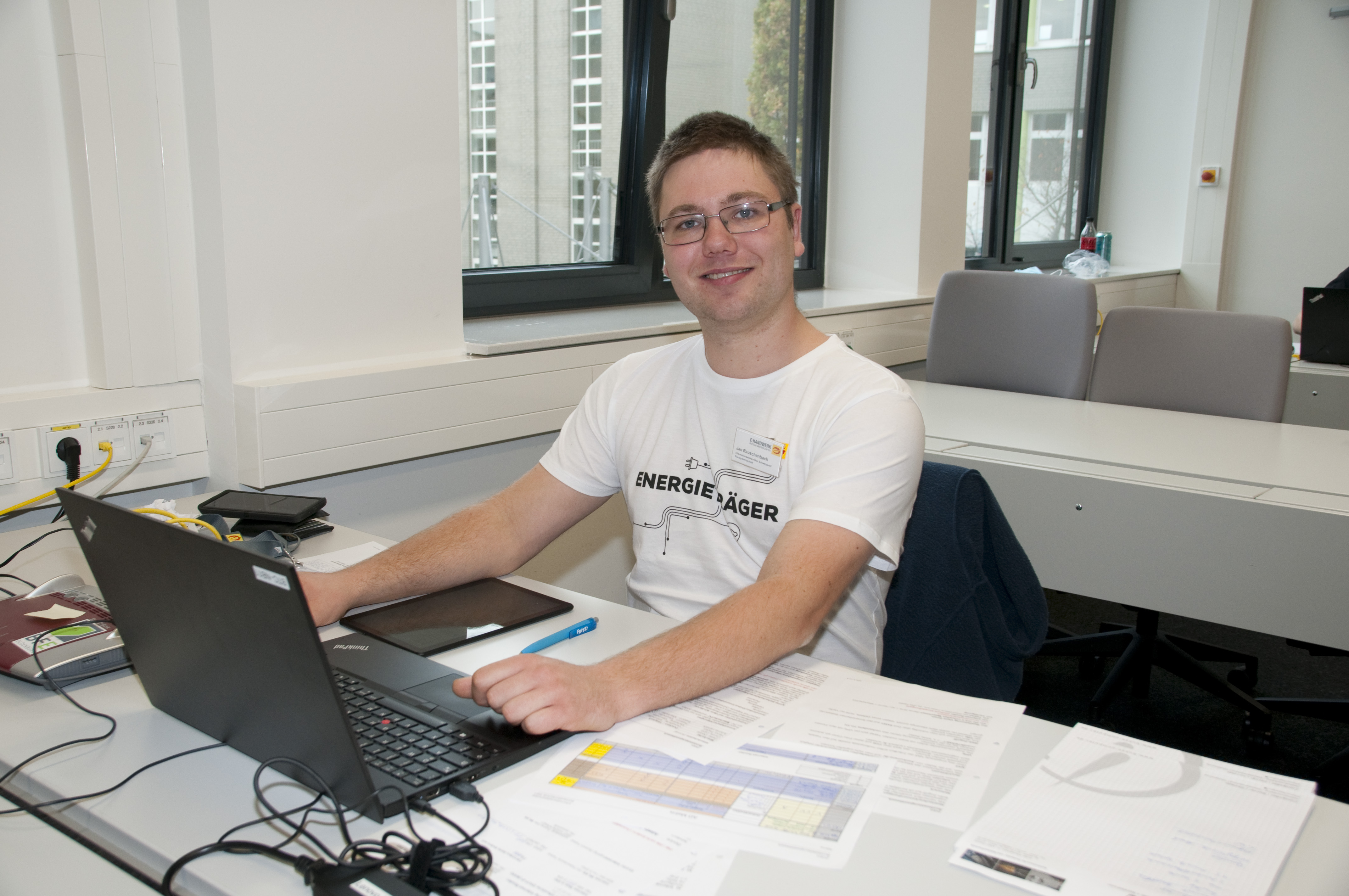 Jan Rauschenbach (Niedersachsen), Platz 1, Informationselektroniker Schwerpunkt Bürosystemtechnik.